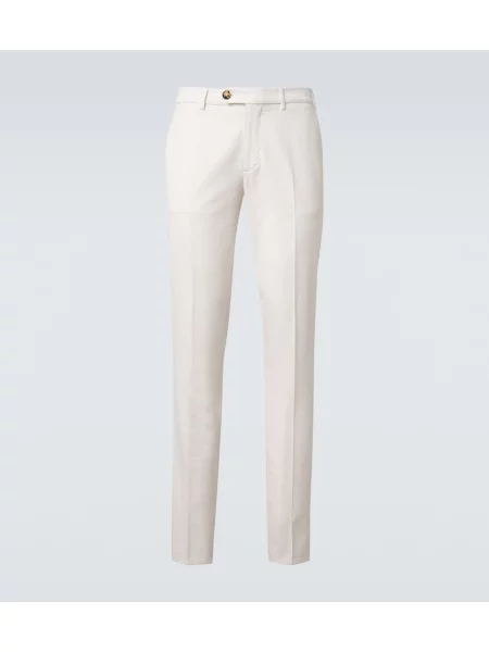 Pantaloni Brunello Cucinelli alb