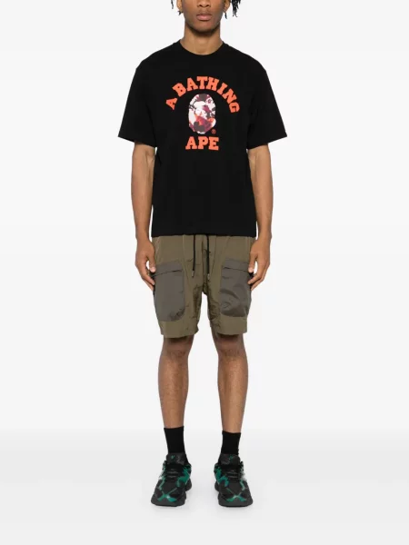 Tricou A Bathing Ape® cu imagine negru