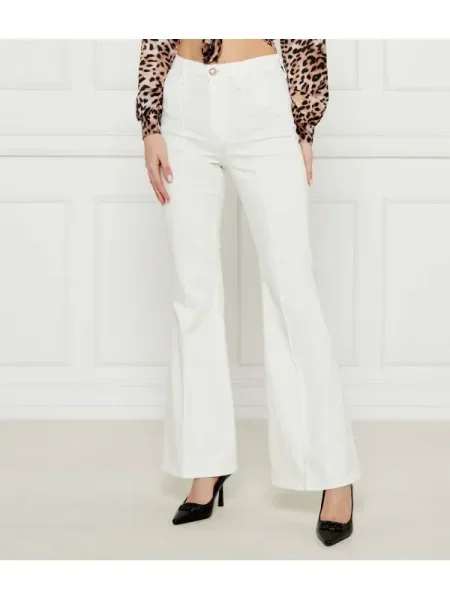 GUESS Blugi AMANDA | flare fit alb