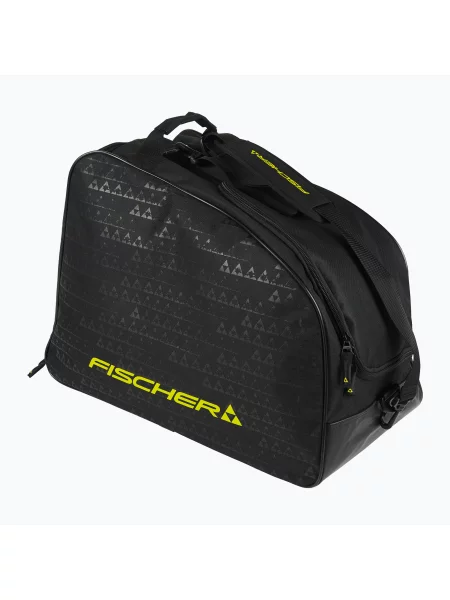 Sításka bakancs és sisak Fischer Boot Helmet Bag Alpine Eco 45 l fekete/sárga. Méret: 45 l fekete