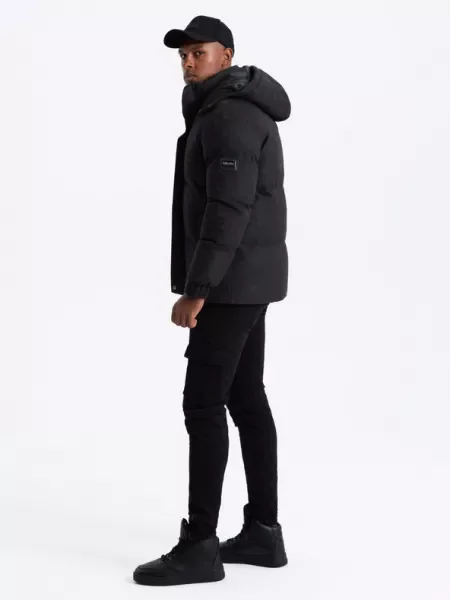 Jacquard dzseki Ombre fekete