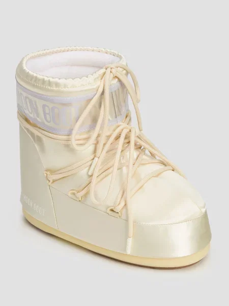 Śniegowce Moon Boot Icon Low Pearly ivory beżowe