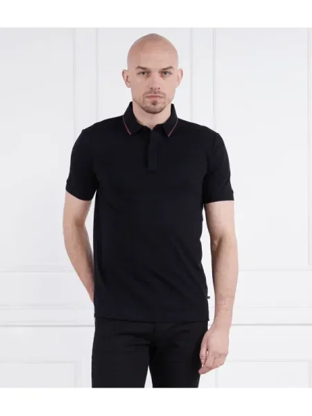 BOSS BLACK Polo Penrose negru