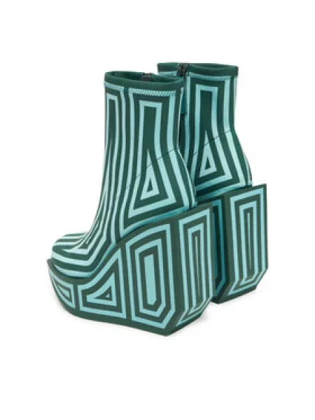 United Nude Čizme Wa Bootie Hi zelena