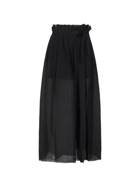 Spódnica Alpha Studio z falbankami czarna