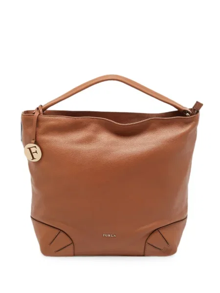 Geantă shopper Furla maro