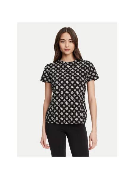 Guess T-shirt Regular Fit crna