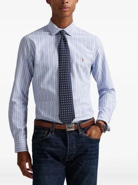 Șapcă Polo Ralph Lauren de mătase cu broderie cu dungi negru
