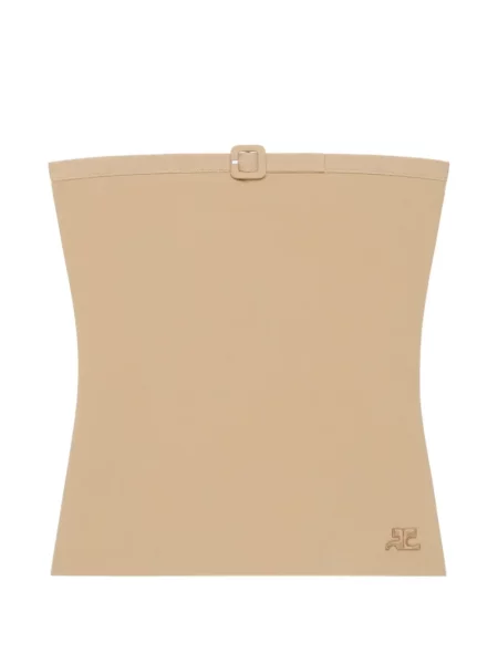 Bluzka Courreges na sprzączkę