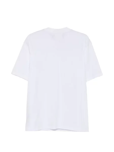 Tricou Barbour cu broderie alb