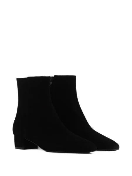 Cizme scurte Paul Warmer din piele negru