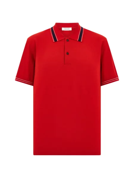 Scurt tricou polo Ferragamo roșu