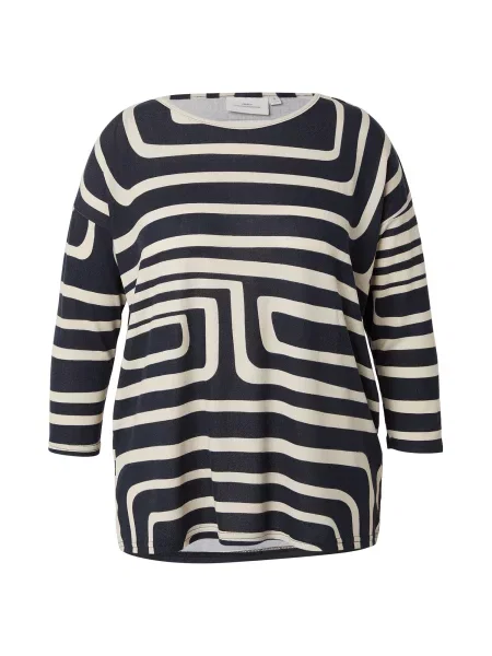 ONLY Carmakoma Tricou CARALBA bej deschis negru