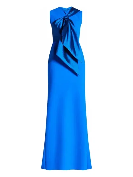 Rochie Greta Constantine cu funde albastru