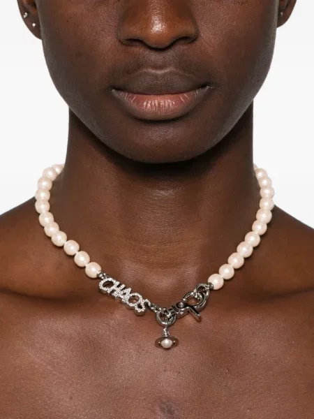 Colier Vivienne Westwood cu perle
