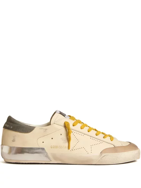Sneakerși Golden Goose din piele auriu