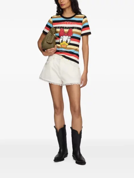 Tricou Ganni cu imagine negru