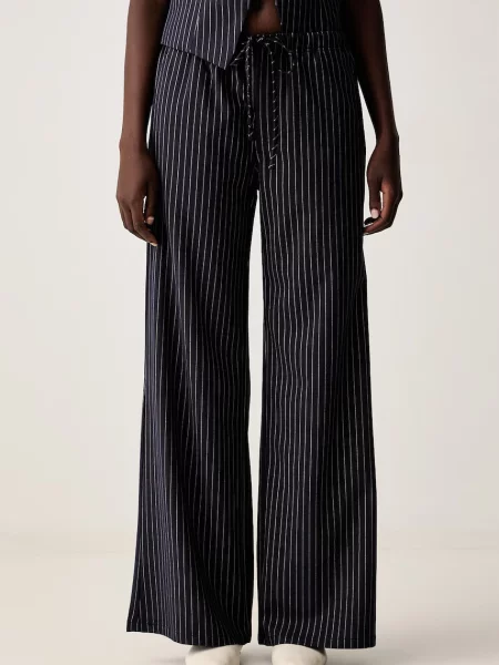 Guess Jeans pantaloni wide leg pentru femei