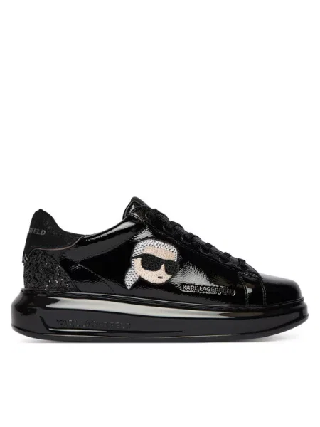 KARL LAGERFELD Superge Kapri črna