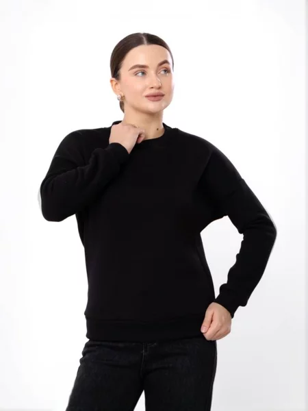 Світшот Носи своє бавовна/поліестер чорний