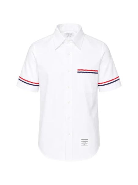 Cămașă Thom Browne cu dungi alb