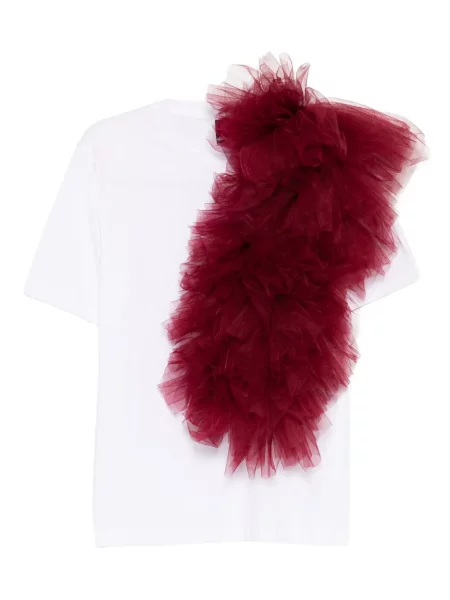 Koszulka Alchemy z falbankami biała