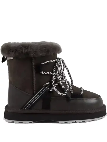 Čizmice Emu Australia s vezicama s čipkom zelena