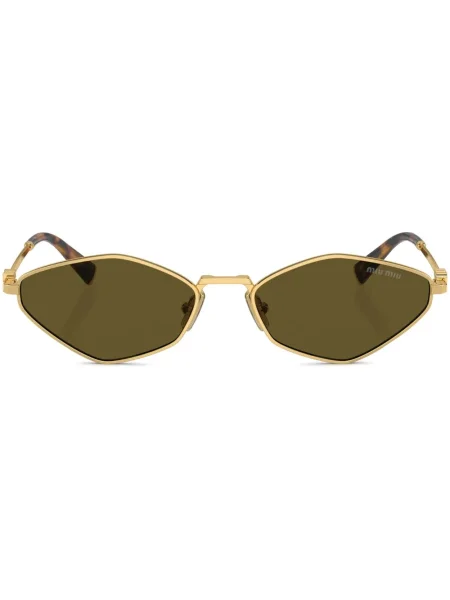 Ochelari de soare Miu Miu Eyewear cu imprimeu geometric cu autograf
