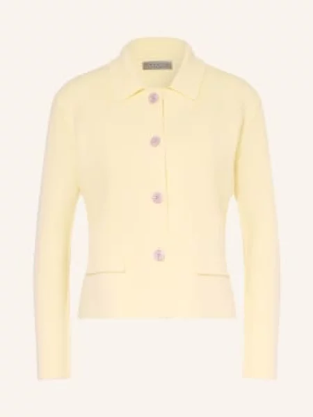 Lunaria Cashmere Sweter Z Kaszmiru gelb