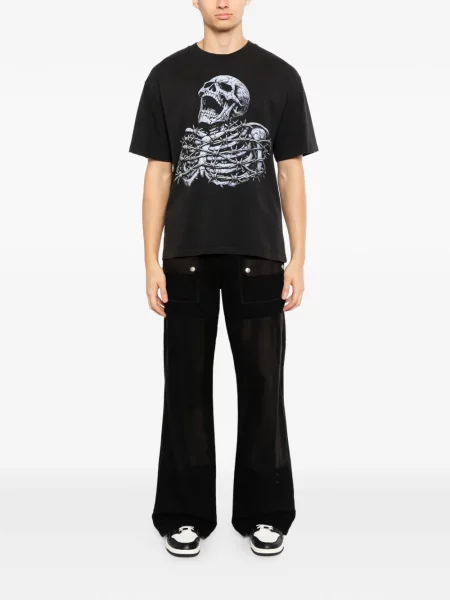 Tricou Melt cu imagine gri
