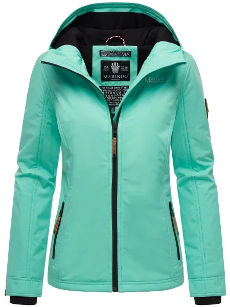 MARIKOO Geacă de primăvară-toamnă Brombeere' turcoaz