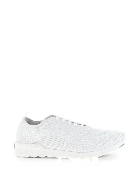 Sneakerși Kiton tricotate alb