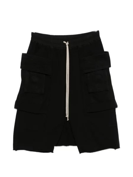 Pantaloni scurți Rick Owens Drkshdw cu cordon negru