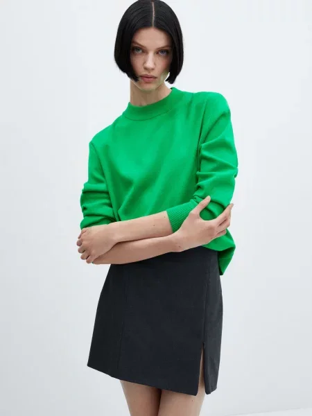 MANGO Джемпер зелений