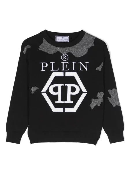 Sweter dziecięcy Philipp Plein czarny
