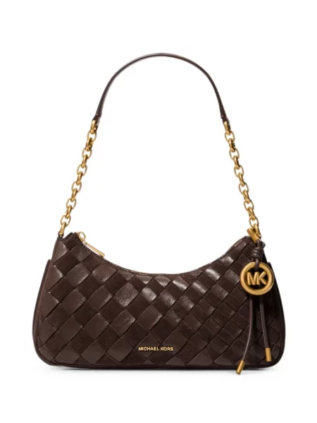Geantă Michael Kors cu autograf maro