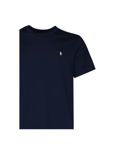 Polo Ralph Lauren T-shirt granatowy gładki niebieskie