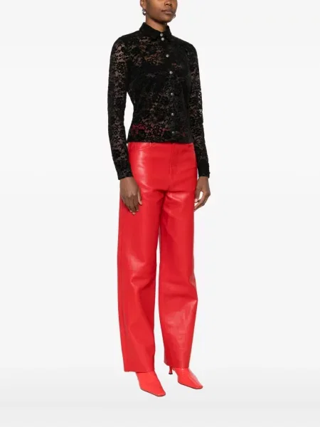 Cămașă Versace Jeans Couture cu model floral negru