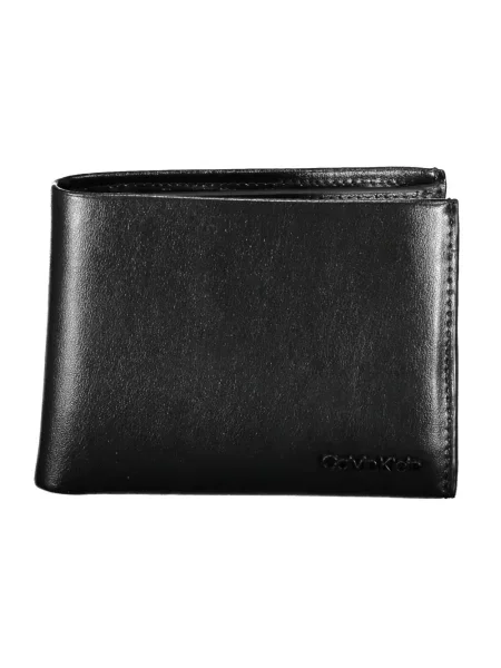 Portfel Calvin Klein skórzany elegancki czarny