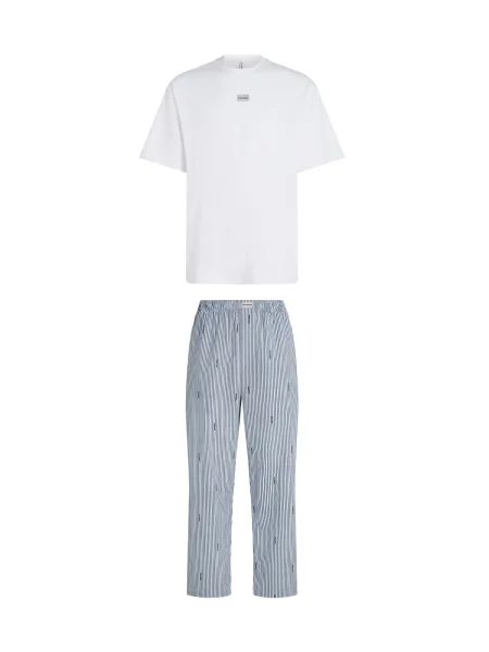 Karl Lagerfeld Pijama lungă mai multe culori alb