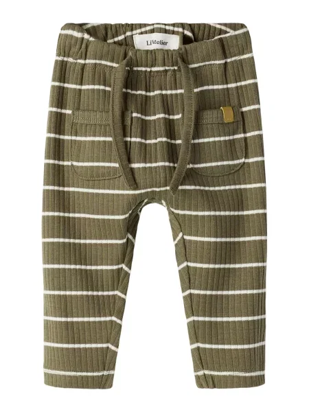 Lil'Atelier Leggings NBMKail oliv alb