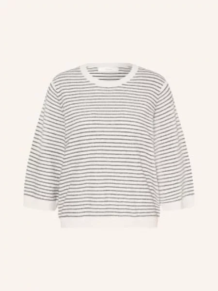 Inwear Sweter Nolaiw Z Rękawami schwarz biały