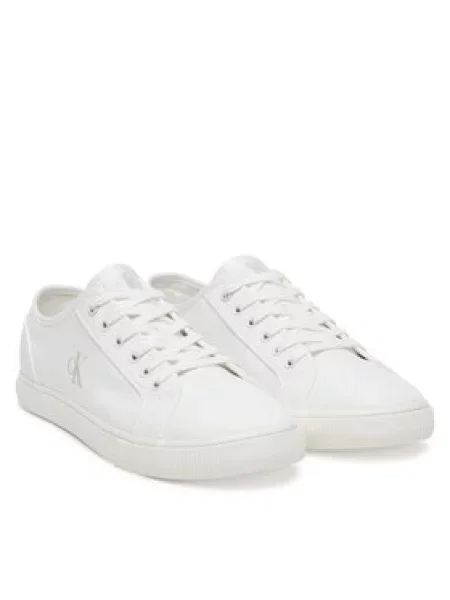 Calvin Klein Jeans Tenisky Ess Vulc Low Mg Canvas bílá