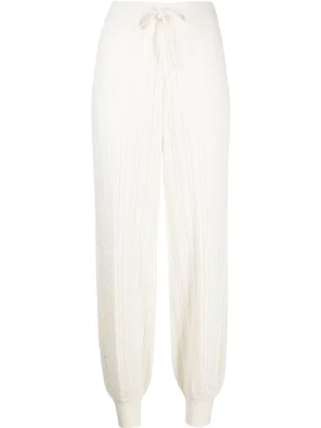 Spodnie Madeleine Thompson z kaszmiru białe