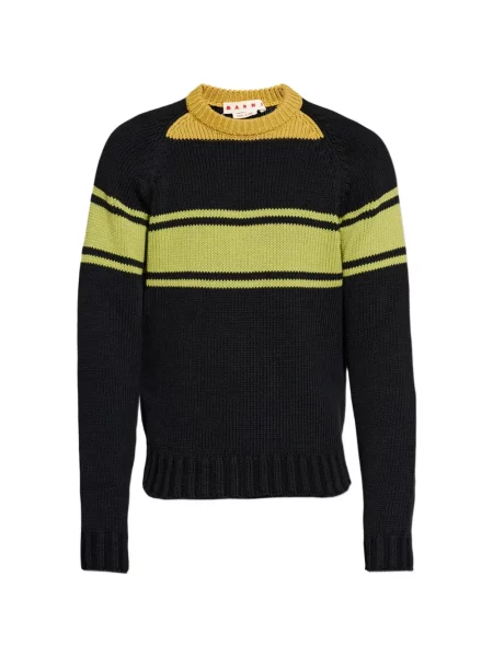 Pulover Marni cu autograf negru