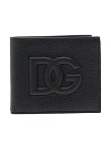 Portfel Dolce And Gabbana z logo czarny