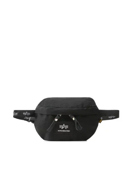 Alpha Industries Torbica za okrog pasu﻿ Big A Oxford Waist Bag črna
