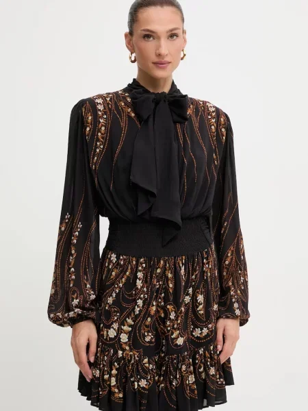 Farm Rio rochie mini evazați negru