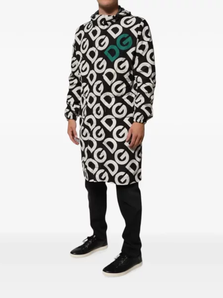 Geacă Dolce & Gabbana cu imagine negru