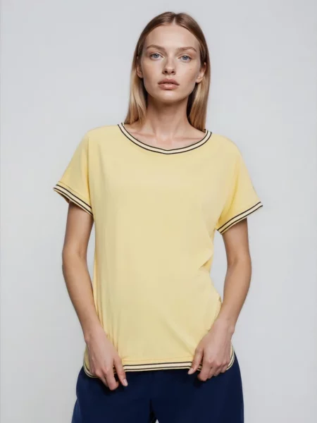 Tricou Marisse galben